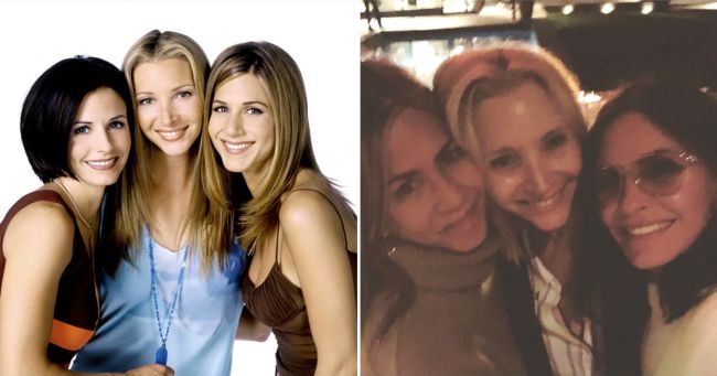 The Star of "Friends" made public selfies with colleagues