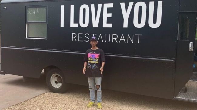 Will Smith's son has opened his cafe on wheels for the homeless