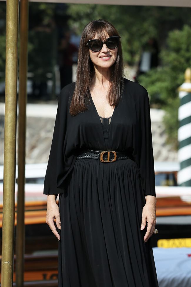 Monica Bellucci in a luxurious dress appeared at the Venice Film Festival