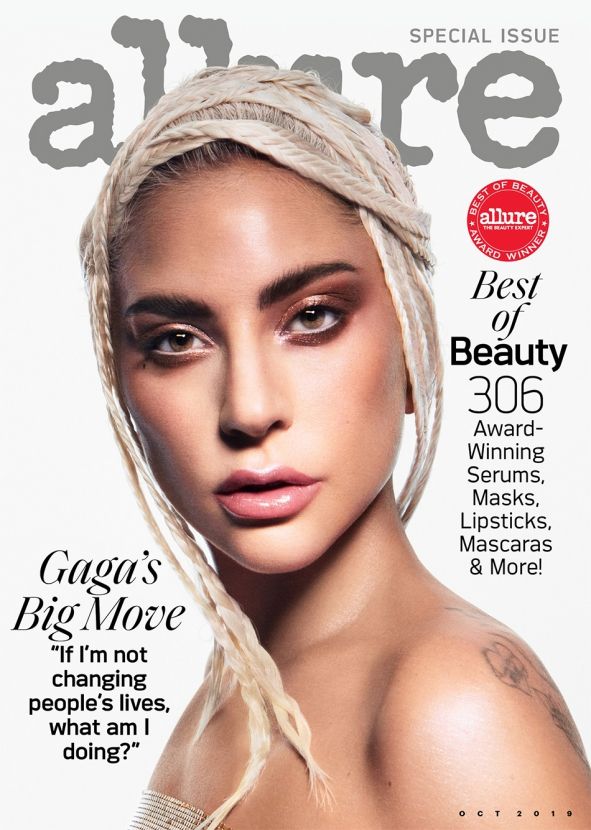 Space Lady Gaga appeared on the Allure cover