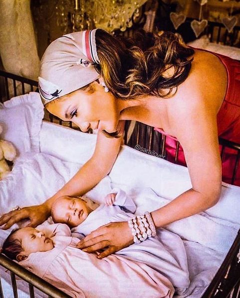 Jennifer Lopez shared an archive photo of her children