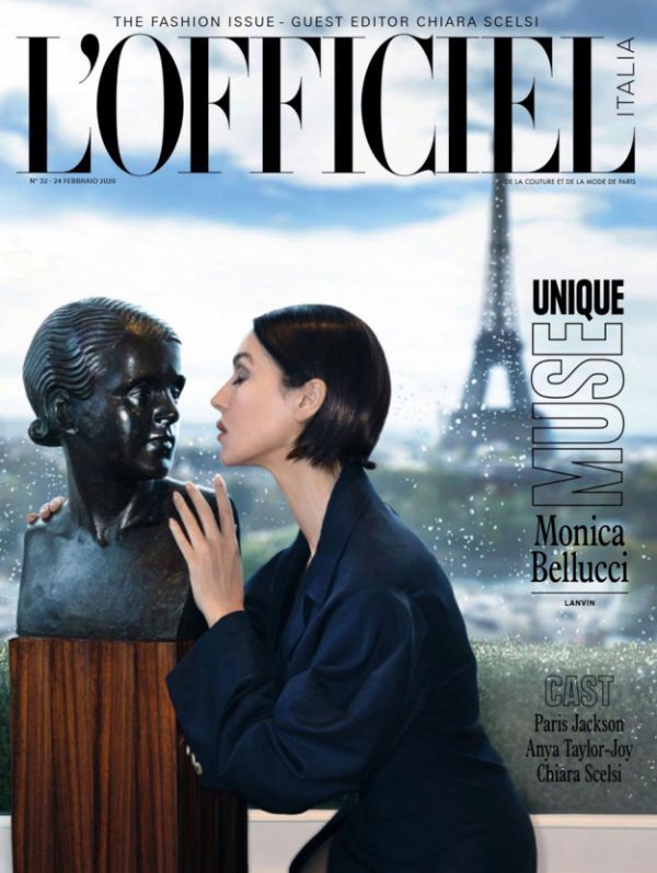 Sexy Monica Bellucci on the L'Officiel cover 