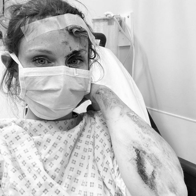 Sophie Ellis-Bextor hospitalized after an unsuccessful bike ride