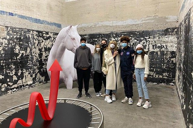 Heidi Klum with her husband Tom Kaulitz and children visited a museum in Berlin 