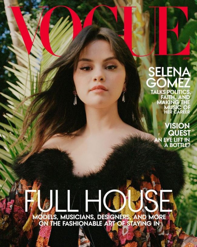 Selena Gomez graced the cover of Vogue