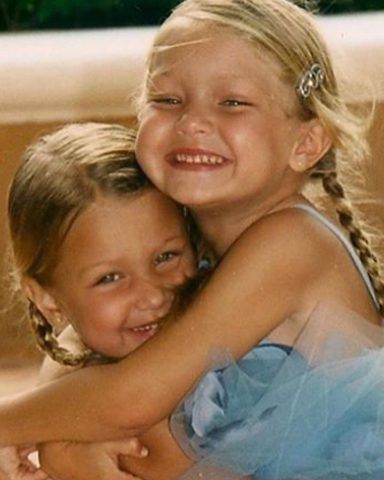 Bella Hadid shared archival photos with her sister
