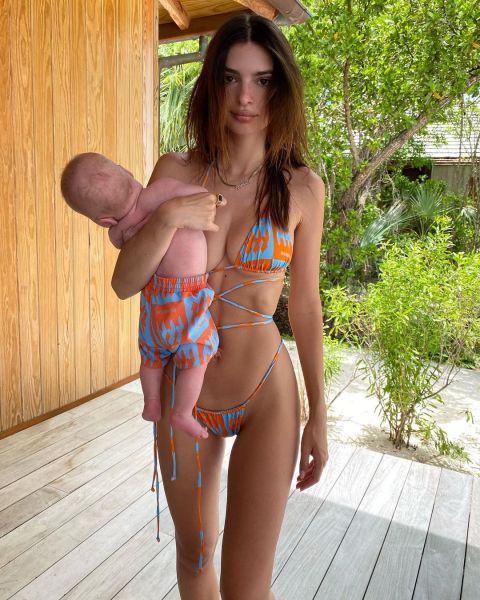 Emily Ratajkowski charmed the network with photos with her young son