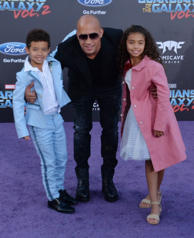 Vin Diesel took his youngest daughter on vacation in Venice