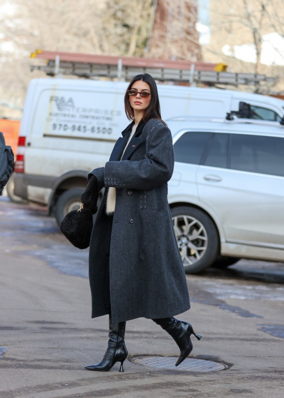 Kendall Jenner showed what the perfect coat for spring looks like